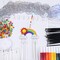 24 Sets Rainbow Summer Suncatchers Ornaments Decorations DIY Window Paint Art Suncatchers Craft Kits Hanging Rainbow Sun Catchers for Kids Spring Summer Home Classroom Party Activity Art Project